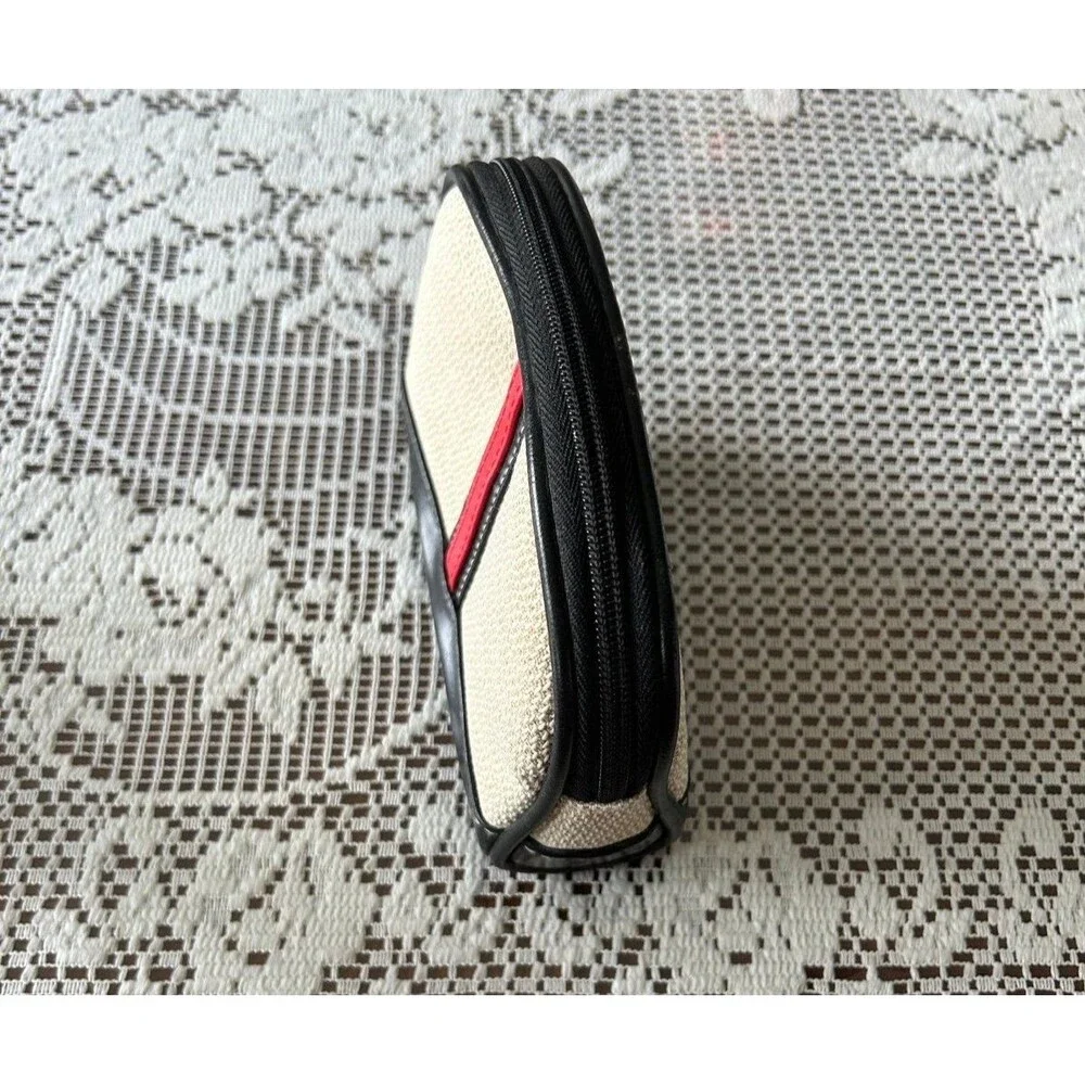 Stylish Black and Red Cosmetic Bag